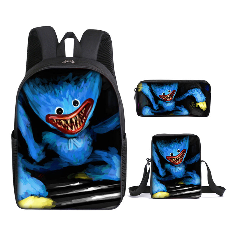 Multi-size Backpack Schoolbag Huggy Wuggy Poppy Playtime Game 3 Pieces ...