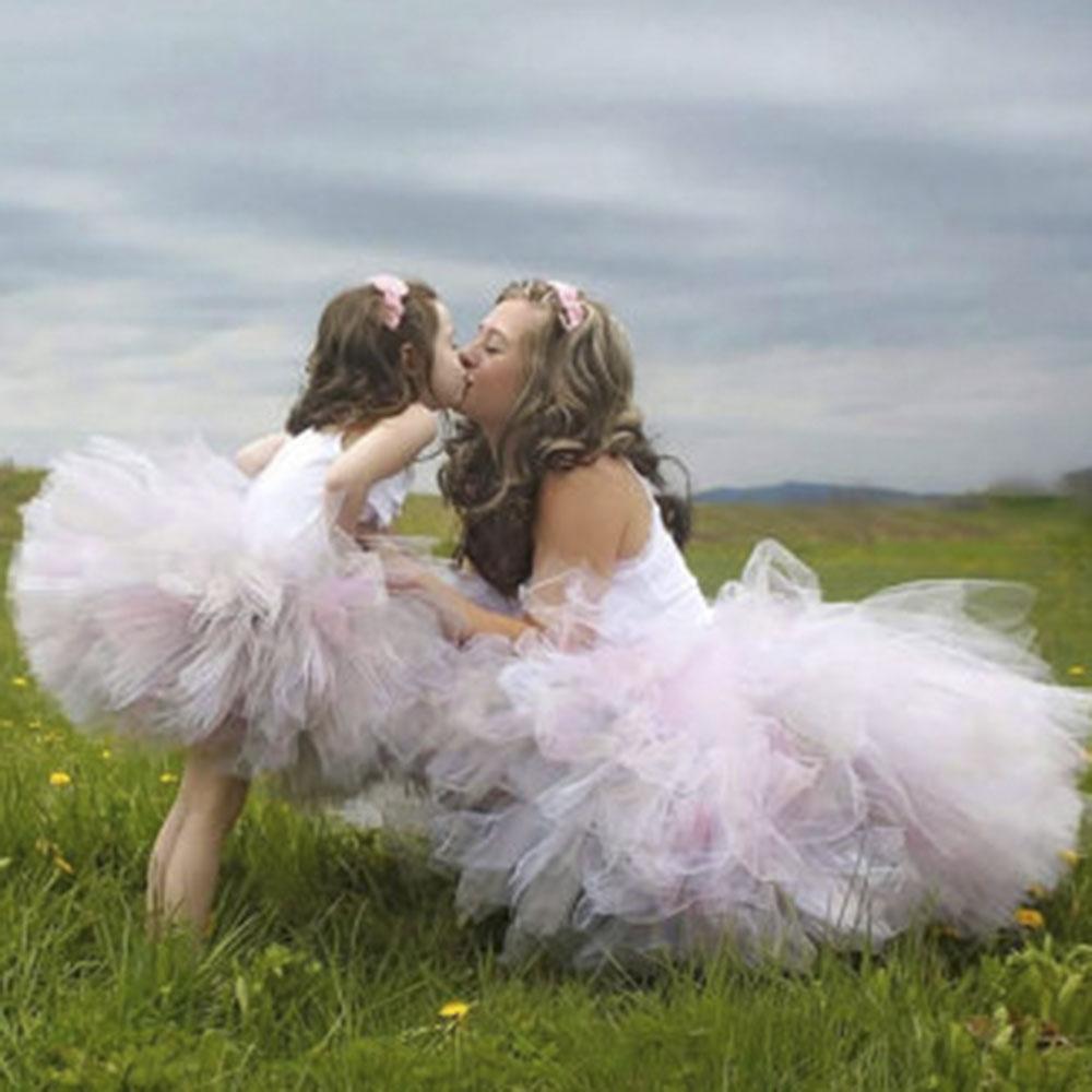 Enfants Fille Tutu Princesse Fluffy Ball Robe Puffy Ballet Danse Jupes Robe