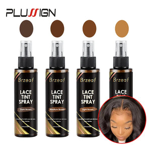 Lace Tint Spray For Lace Wigs Dark Brown Middle Brown Light Brown Lace Tint Spray For Closures, Wigs And Closure Front 100Ml - Stacy Rain  - Lace Tint Spray For Wigs