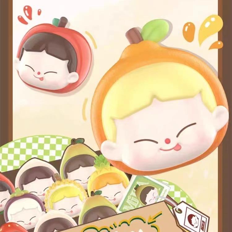 MiKA Fruit Vitamin C Supply Station Series Mystery PVC Doll A Set 8 PCS For use 15 years old or above.
