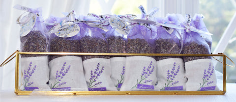 Lavender Wedding - Dried lavender in sachets instead of rice