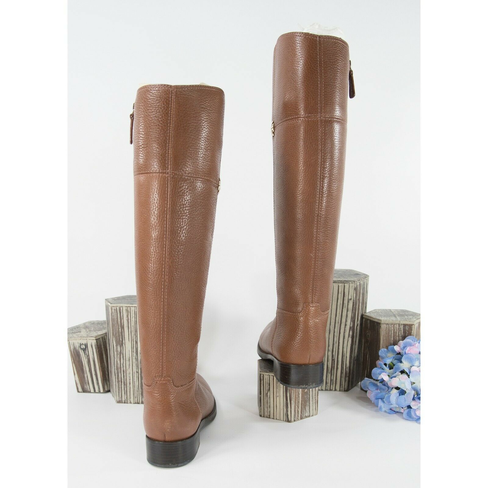 Tory Burch Rustic Brown Jolie Pebbled Leather Tall Riding Boots Sz 6 –  Uptown Cheapskate Austin