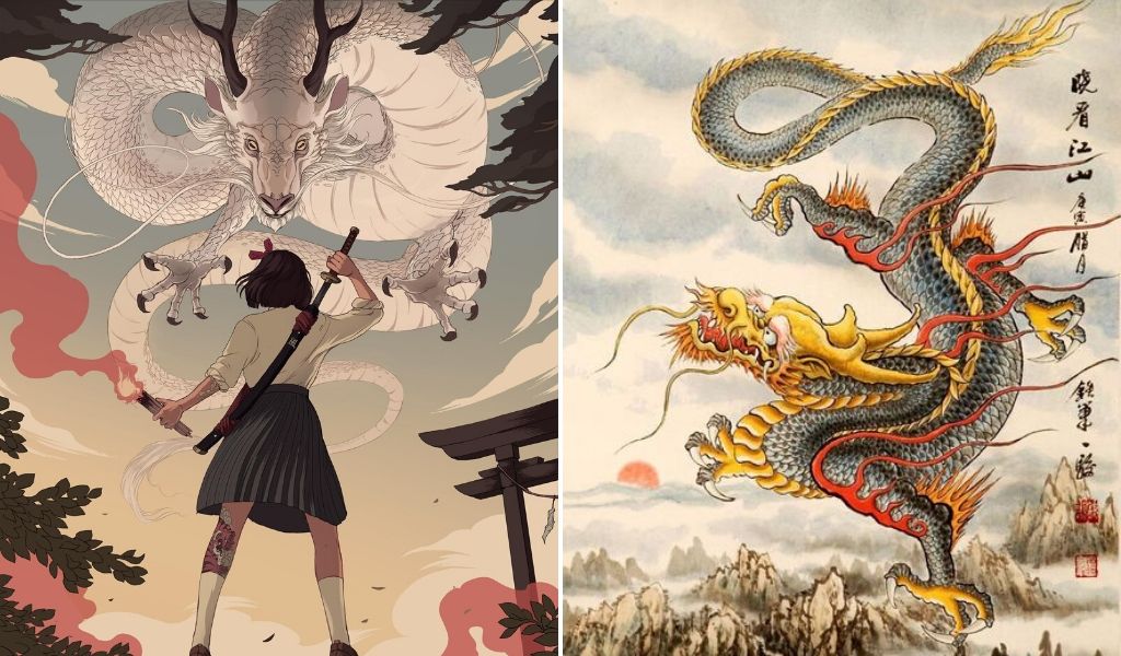 Características de los dragones japoneses