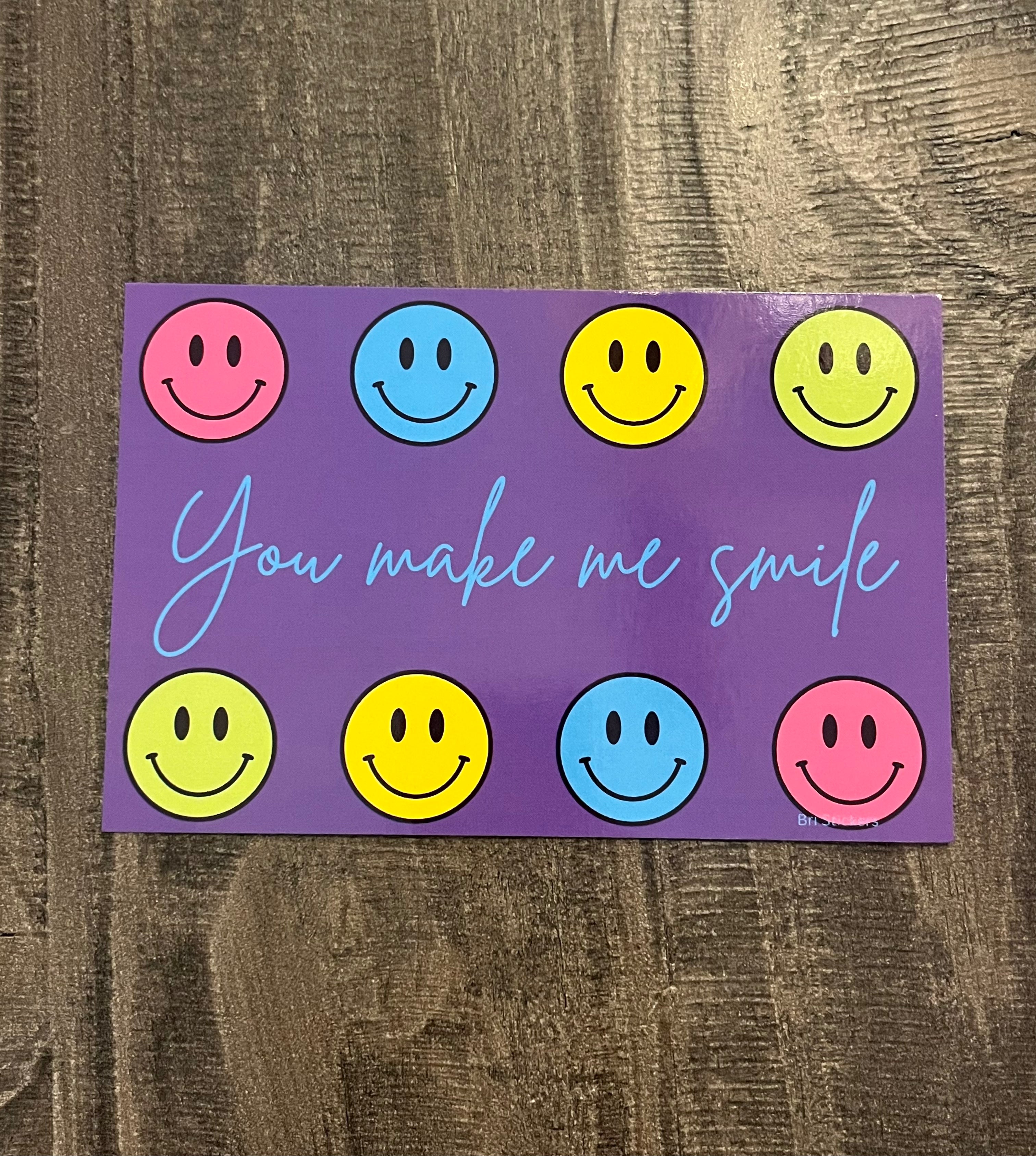 *postcard* you make me smile