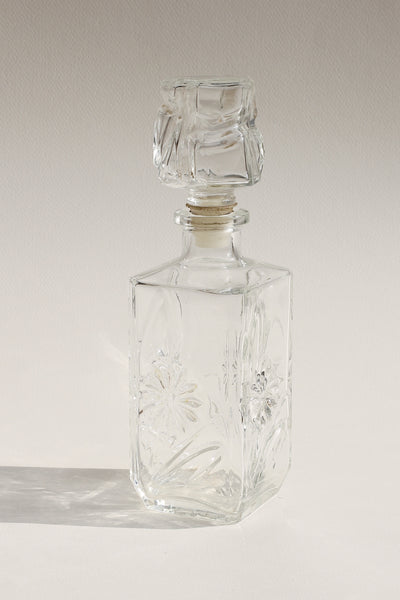 Floral Glass Bottle II