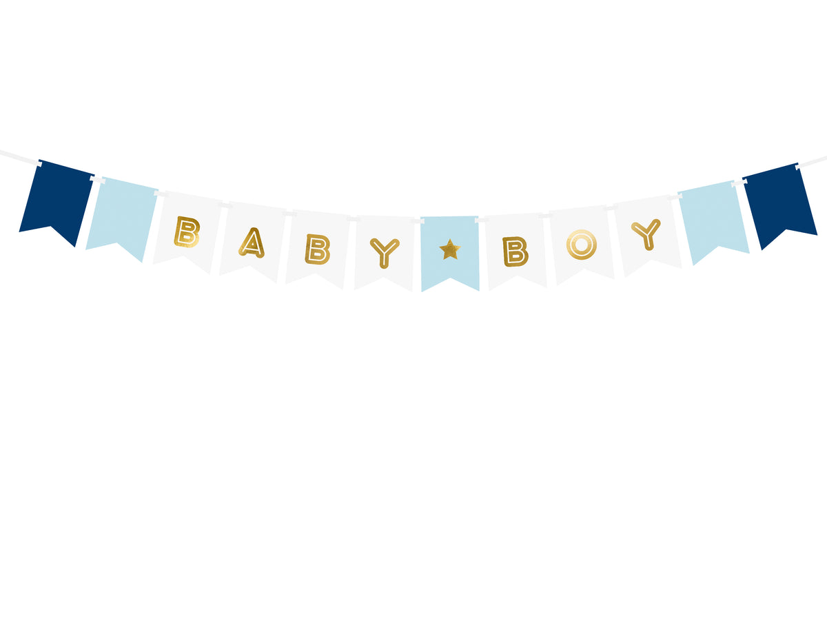 its a boy banner clipart