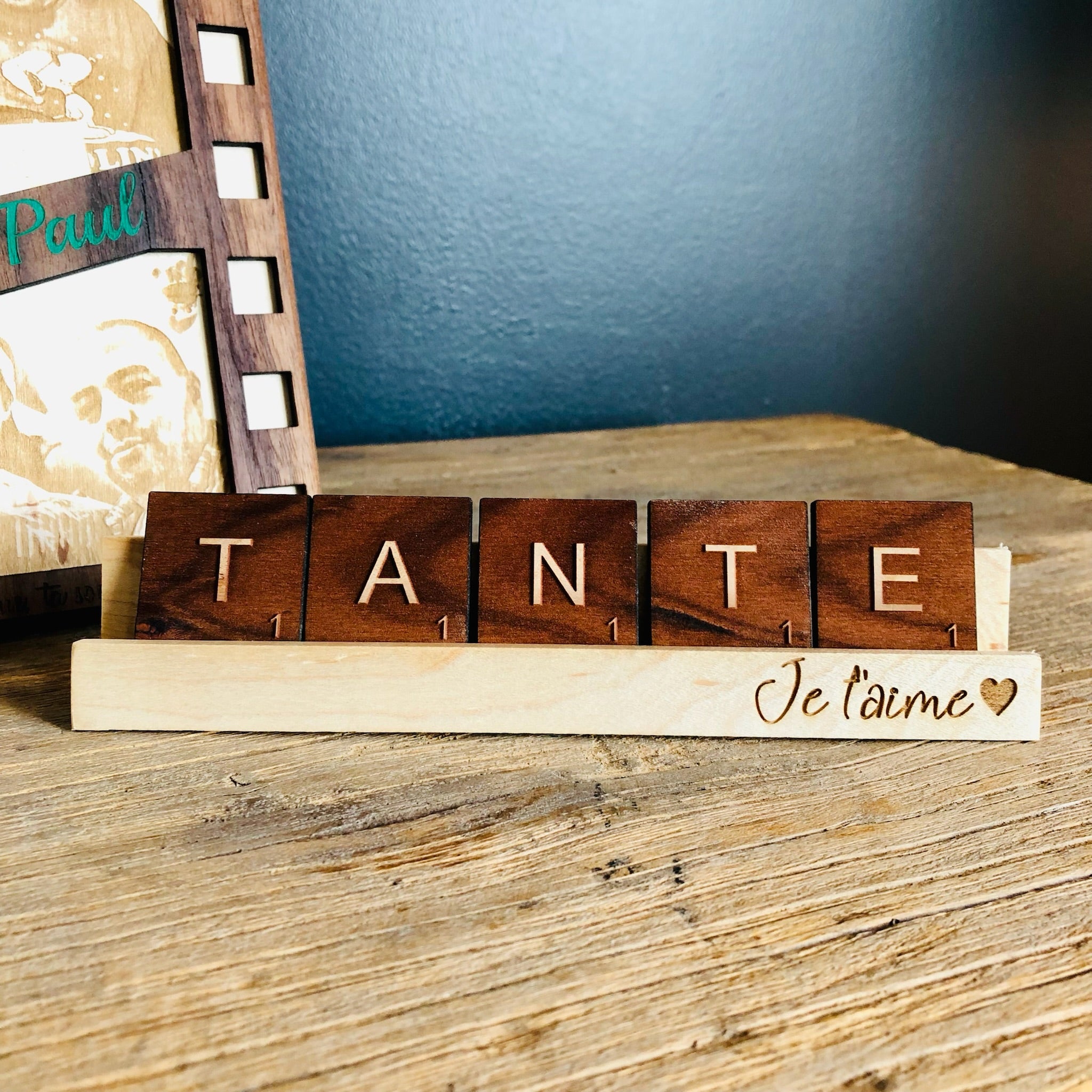 Lettres scrabble en bois - VAL CREE POUR VOUS