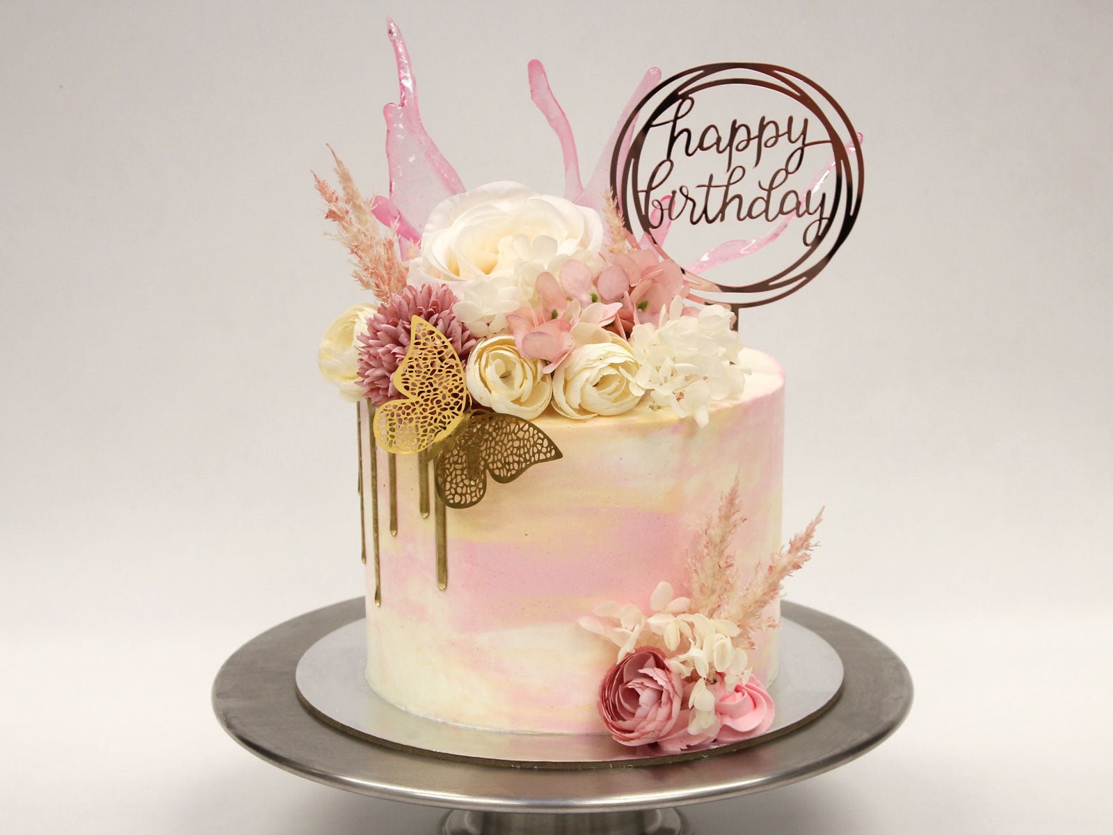 Vanilla-Iced - A pink marble cake for a 30th birthday.... | Facebook