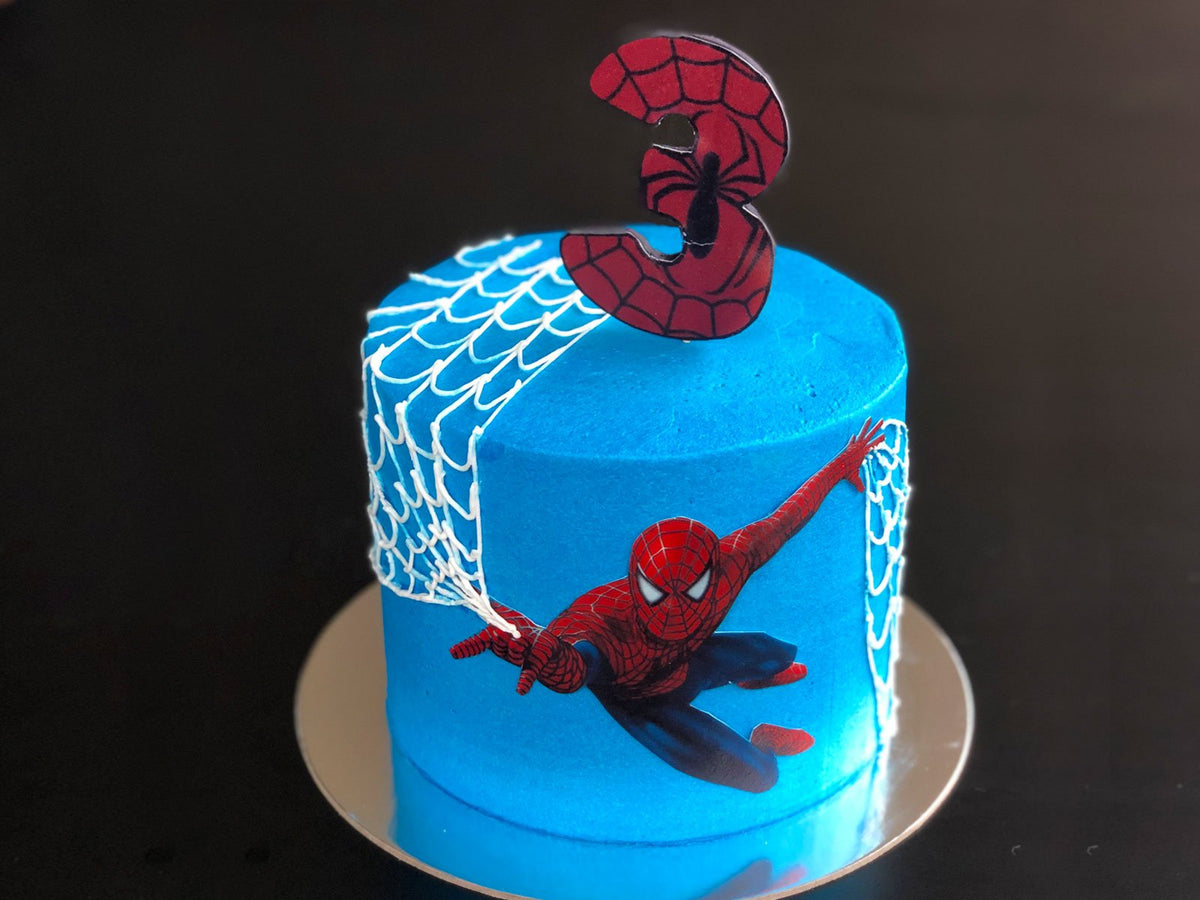 3D Spiderman Cake – The Compassionate Kitchen