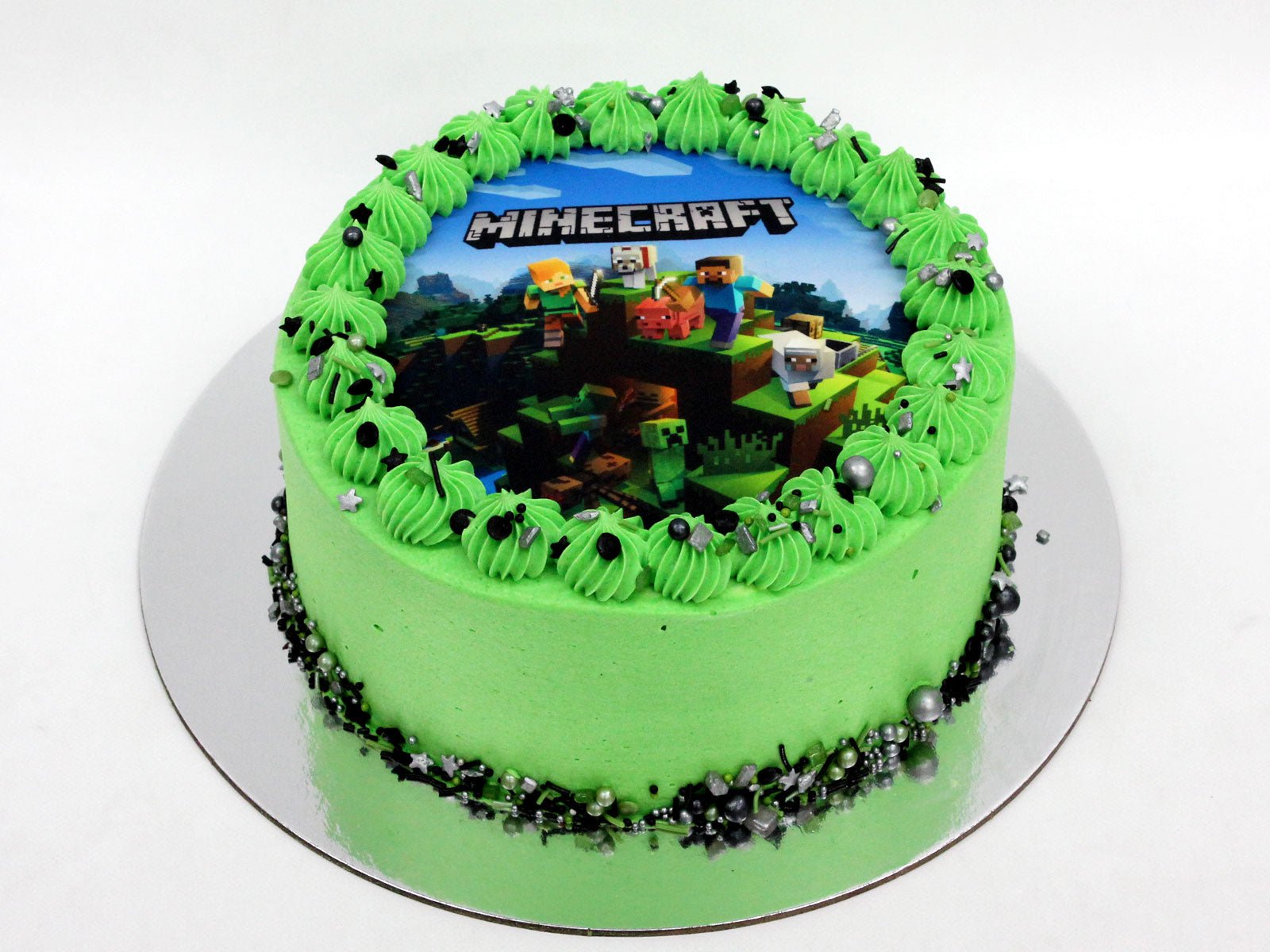 How To Make A MINECRAFT CAKE - YouTube