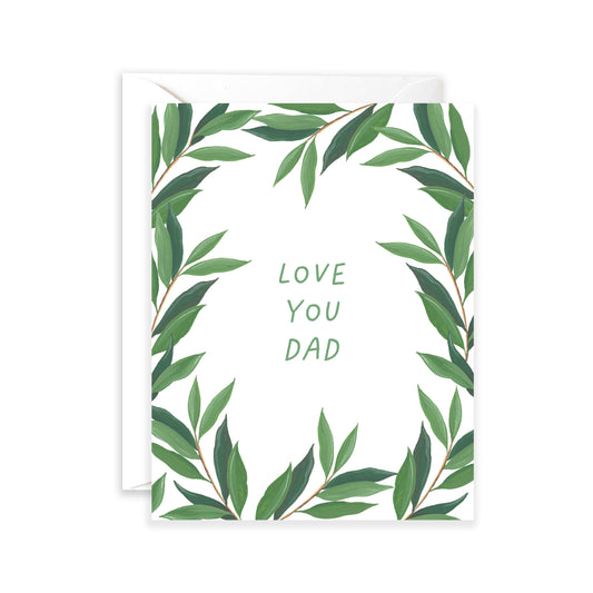 Love You Dad Father's Day Greeting Card