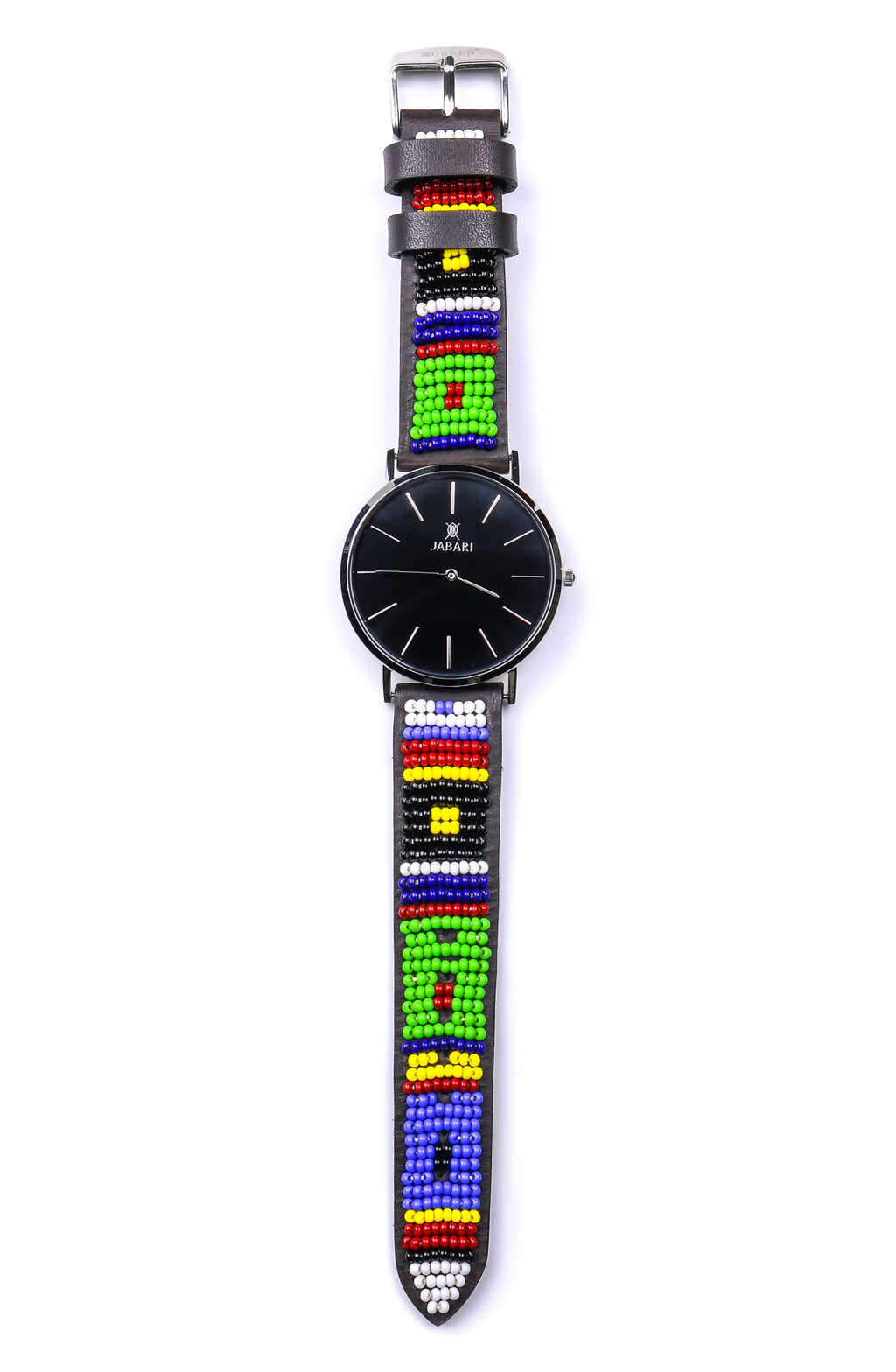 WAKATI | TIME - Beaded Leather Watch