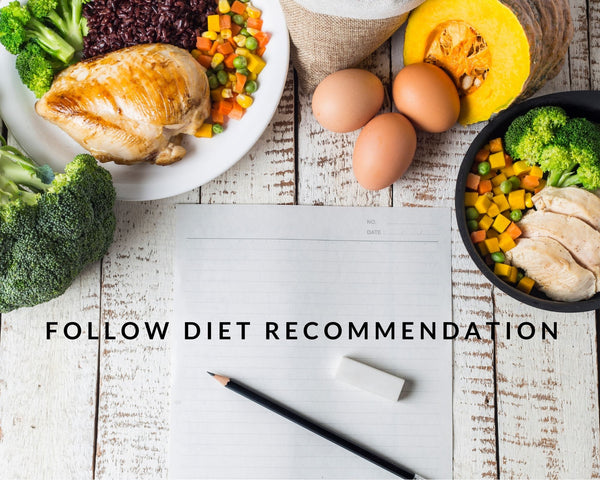 follow diet recommendation