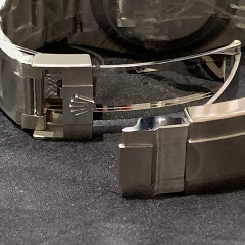 Folding buckle with easy link