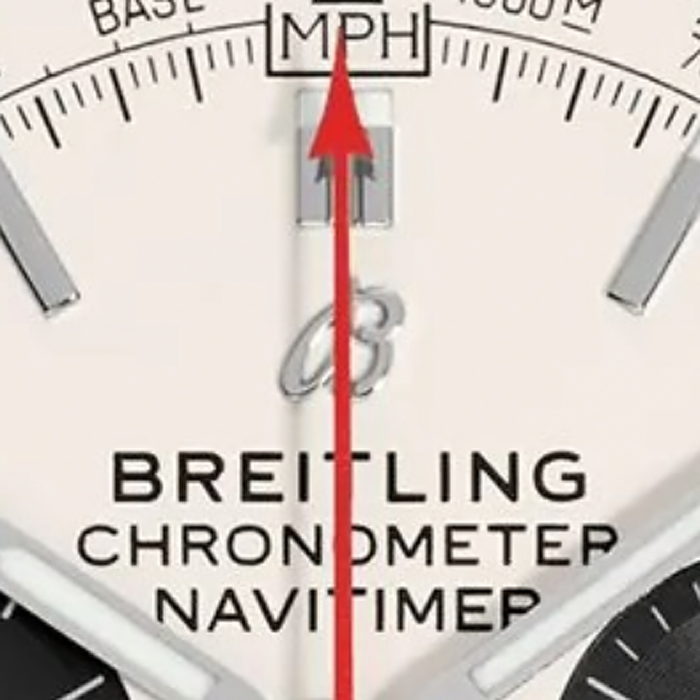 Navitimer B01 Chronograph 43 Ivory Chronometer notation image