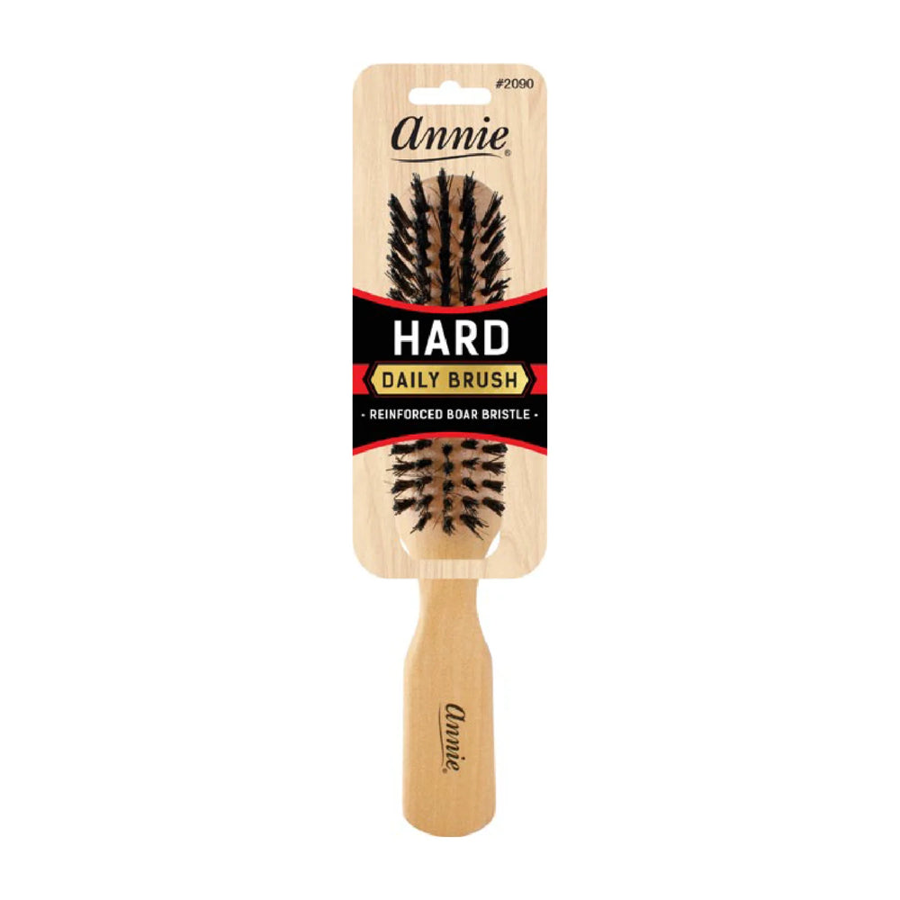 Annie International Hard Mini Wooden Club Hair Brush With Comb - Brown :  Target