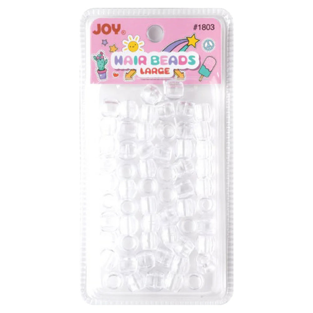 Joy Large Hair Beads 240Ct Clear – Annie International
