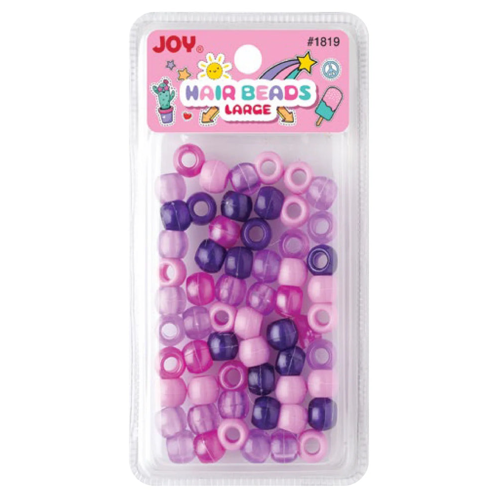 Joy Large Hair Beads 60Ct Red – Annie International