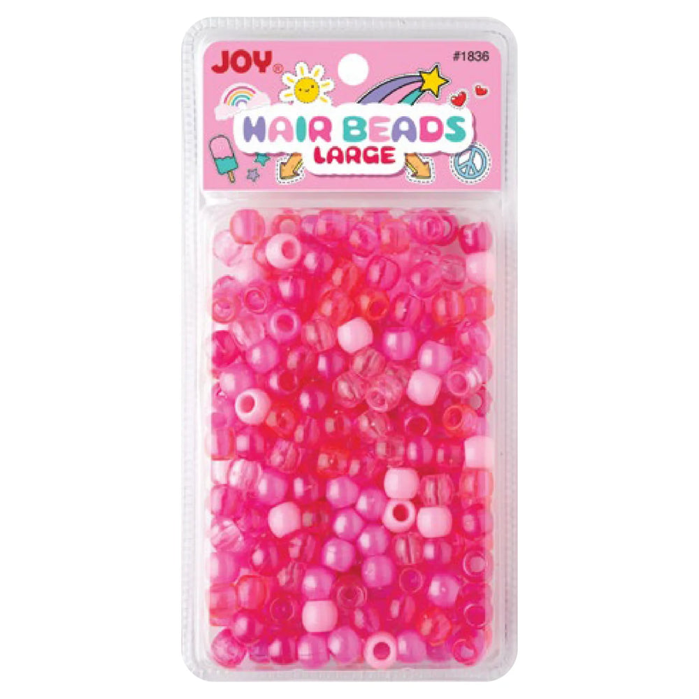 Clear Color Assorted Round Hair Beads, Hair Accessories For Girls 500