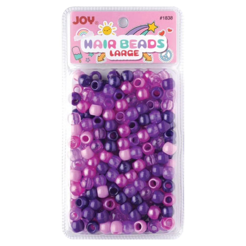 Joy Large Hair Beads 240ct Gold Metallic & Glitter