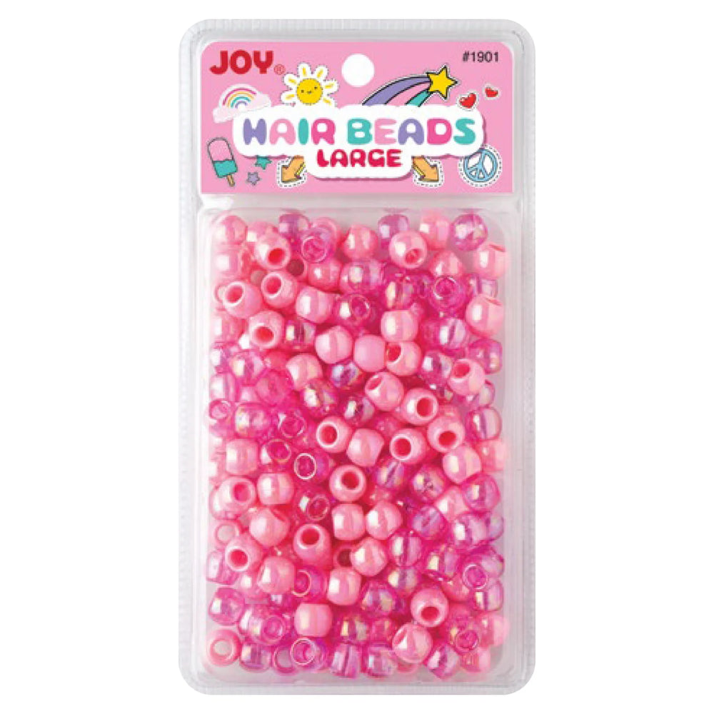 Premium 6mm Pink Clear Plastic Crawler Harness Beads