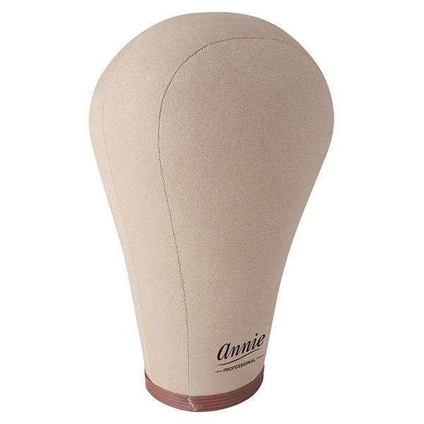 Annie Canvas Block Cork Wig Mannequin Head 22 4300