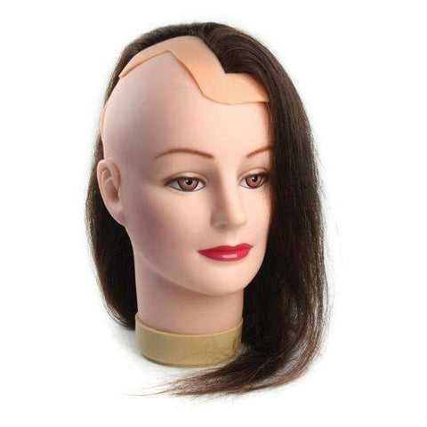 Debra Cosmetology Salon Mannequin Manikin Head 100% Human Long Hair 16 inch