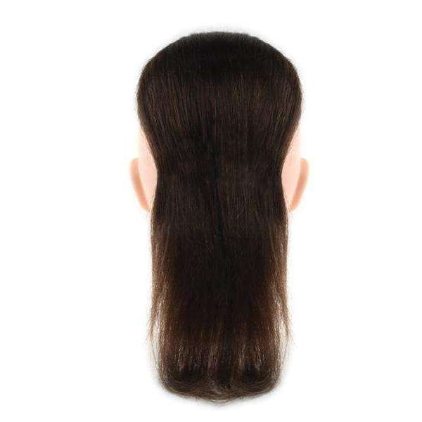 Mannequin Head 100% Human Hair Alicia Black Medium 16-18