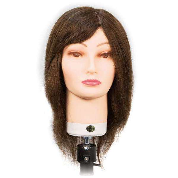 Annie Hairkins Series Mannequin Head 22In-24In Jennifer 100% Human Hai –  Annie International