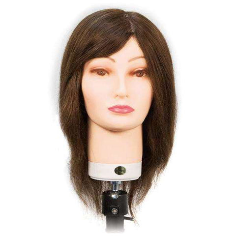 Alicia 100% Textured Human Hair Cosmetology Mannequin Head by