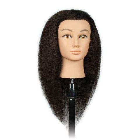 Annie 100% Human Hair Mannequin Head (14inch - 16inch)