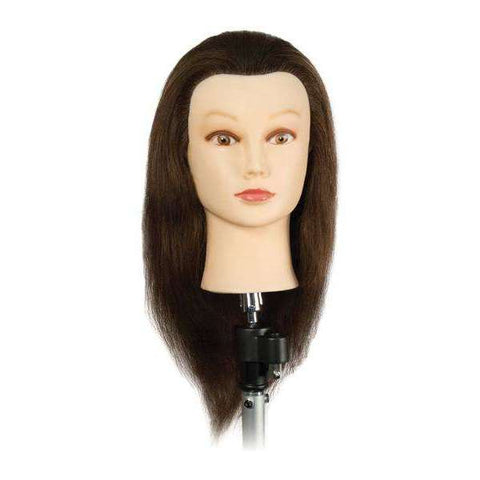 Hot sale professional 21 22 23 24 inch canvas block head mannequin head  with stand colorful wig head set