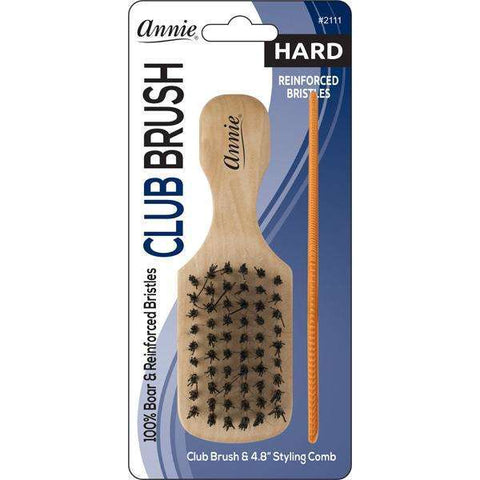 Hard Club Boar Bristle Wave Hair Brush Durag Man