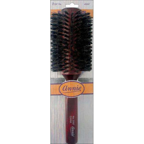 Annie Hard Wave Boar & Nylon Bristle Brush Light Brown – Annie