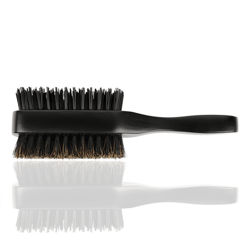 Premium Boar Bristle Brush for Men – Double Sided, Medium and Firm Bristles  for