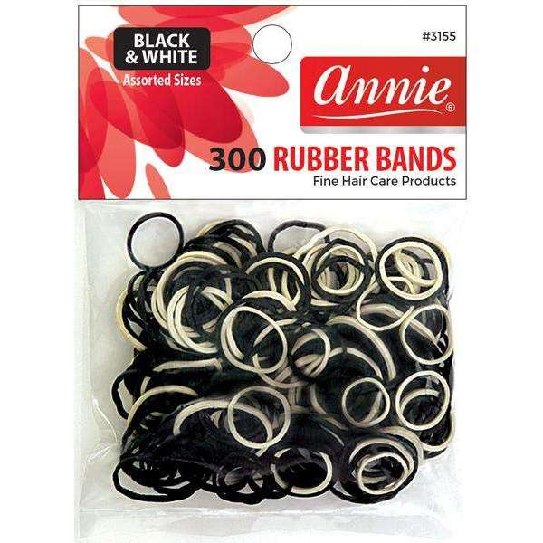 Firstline Sleek Rubber Band Black - 500 PK, 500.0 PACK