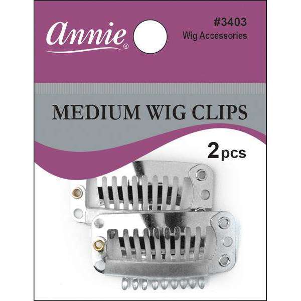 Annie Wig Clips Short Hooked 2ct