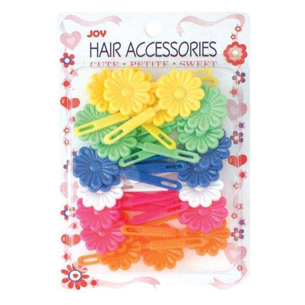 Joy Hair Barrettes 16ct Assorted Ribbon – Annie International