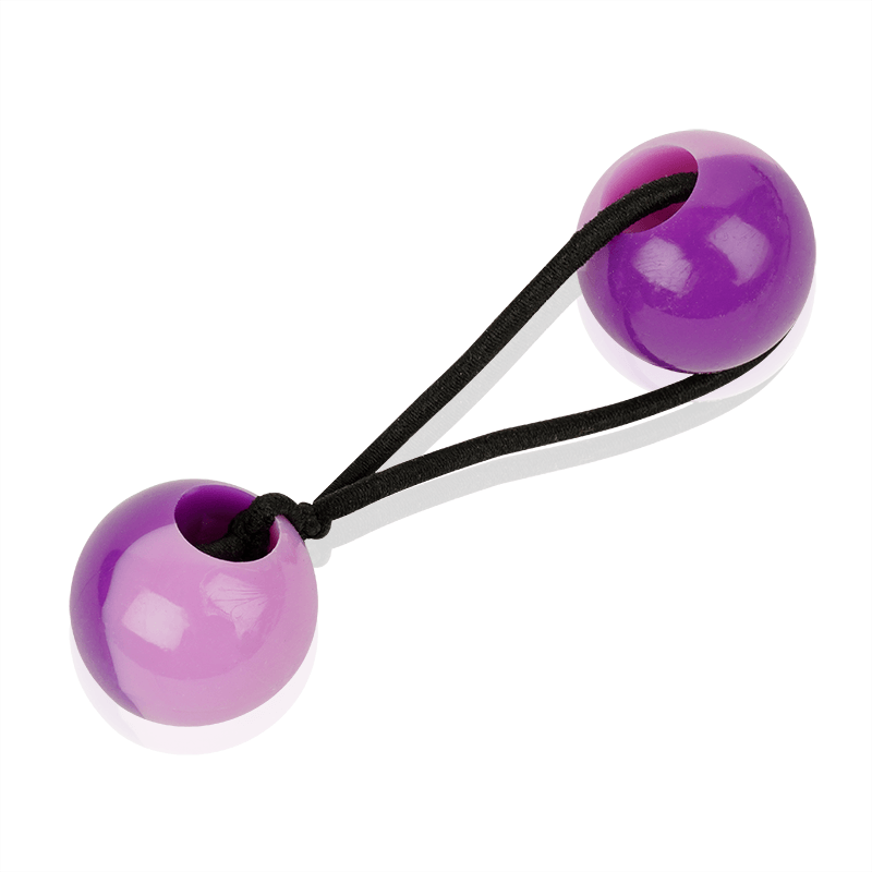 Joy Twin Beads Ponytailers Purple 20mm 8ct – Annie International