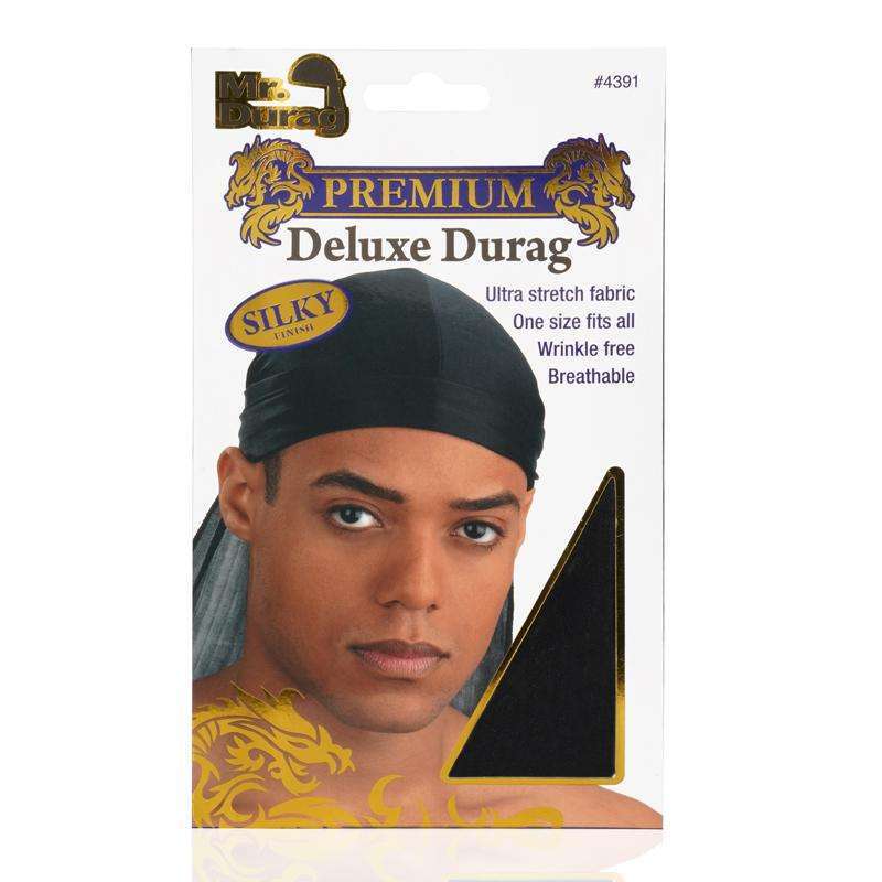 Black Silky LocRag - Durag For Locs