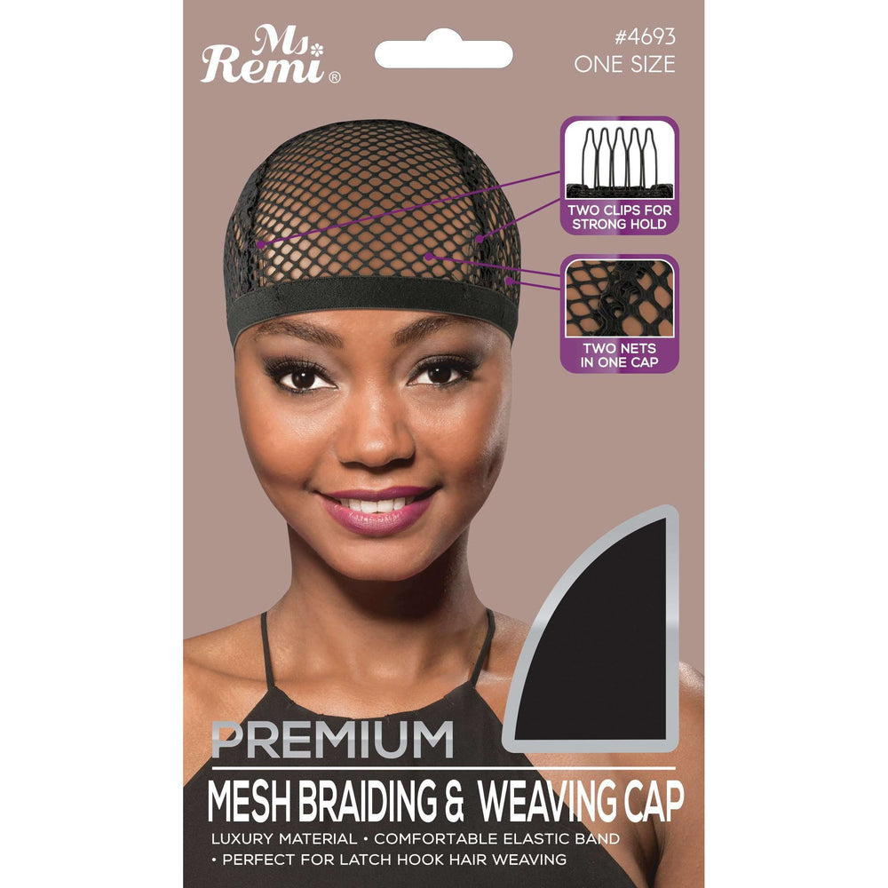 Ms. Remi Premium Center U-Part Weaving Cap - Black