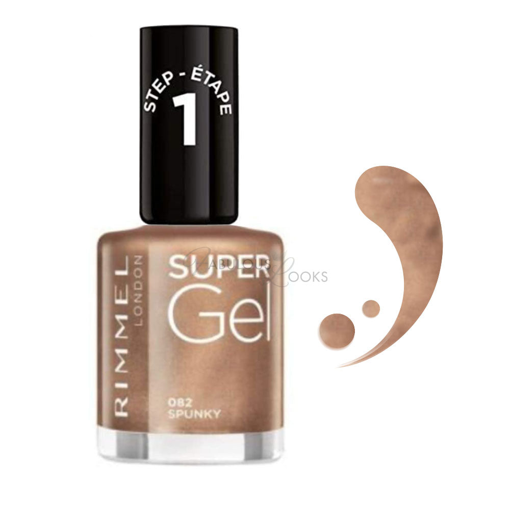 Rimmel London Super Gel Nail Polish - 082 Spunky – FabulousLooksUK