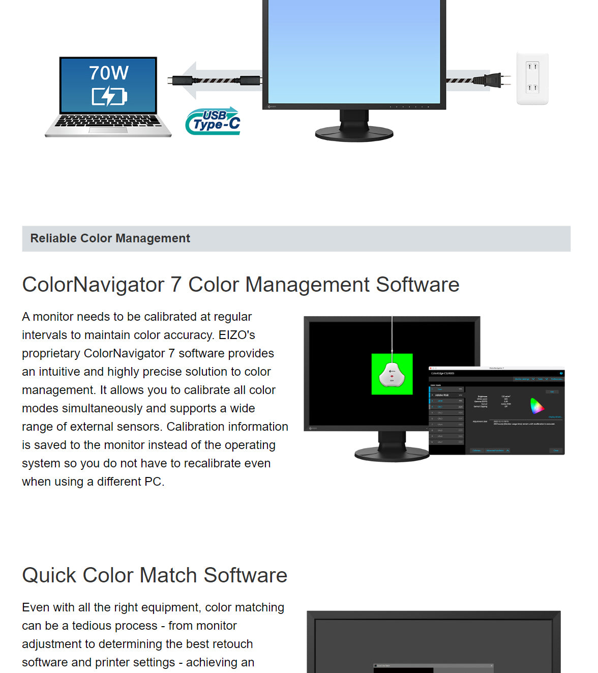 Eizo CS2400S Features 2