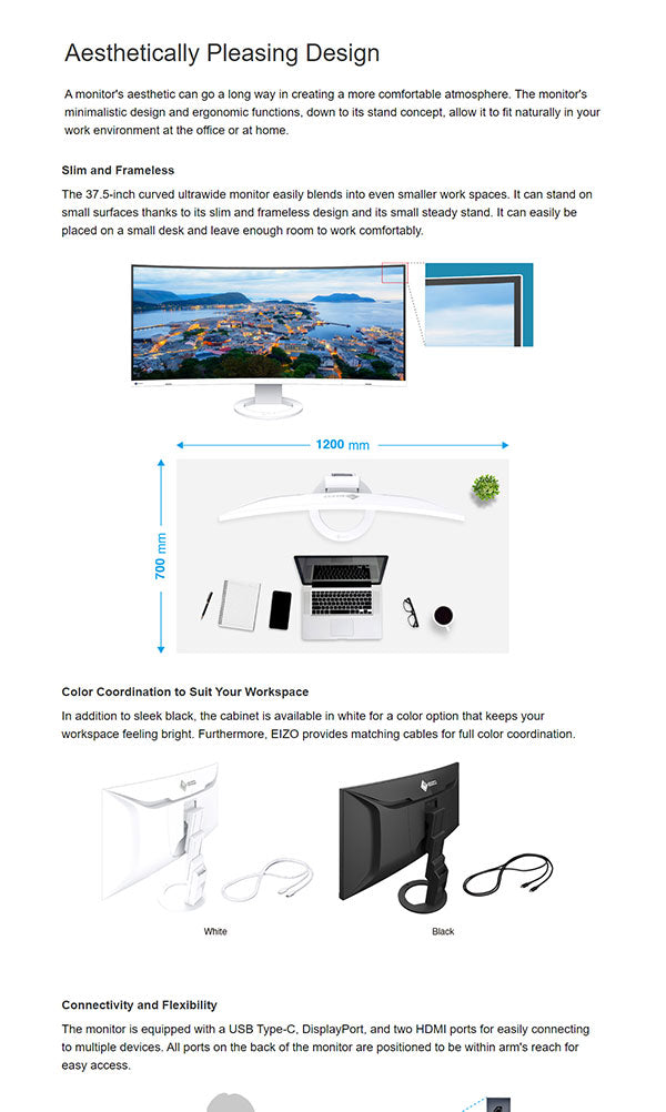 ColorMall Eizo EV3895 Features