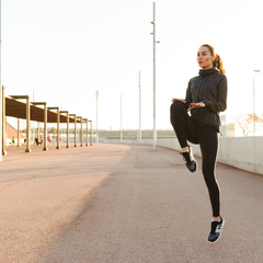 woman exercising