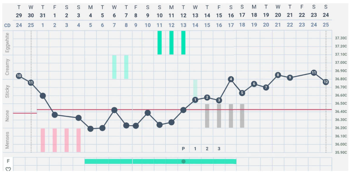 Tempdrop chart with temperatures staying closer to the coverline