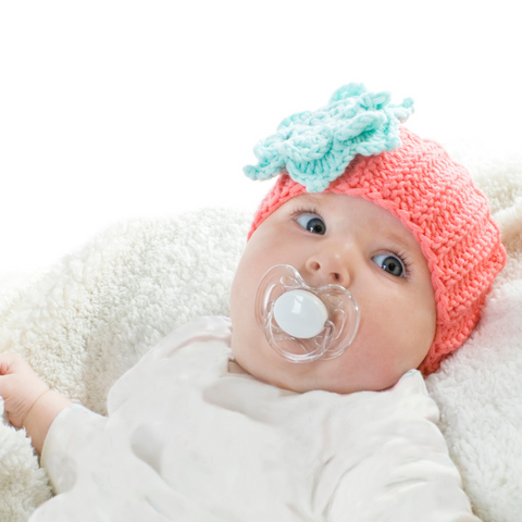 baby with pacifier