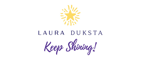 Laura Duksta: Keep Shining! logo