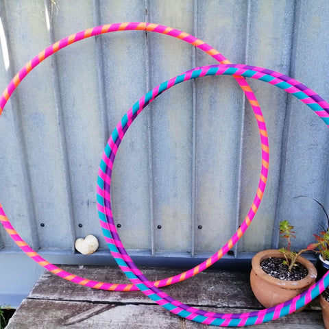 Hula hoops for adults pink purple blue