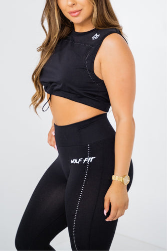 Alpha Wolf Thermoactive Crop Top - Trendy & Efficient